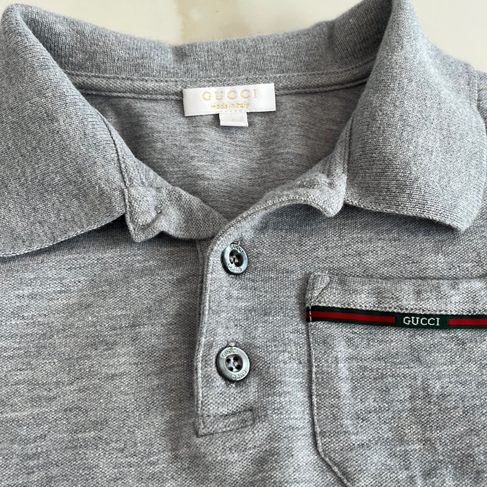 Gucci long sleeve polo shirt